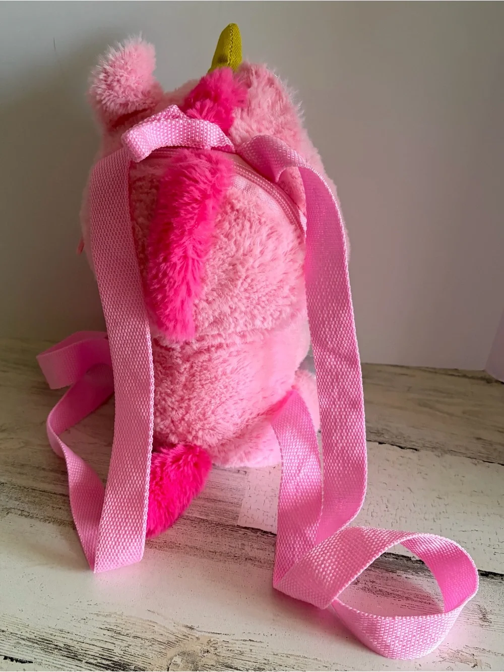 Pink Unicorn Big Eyes Backpack